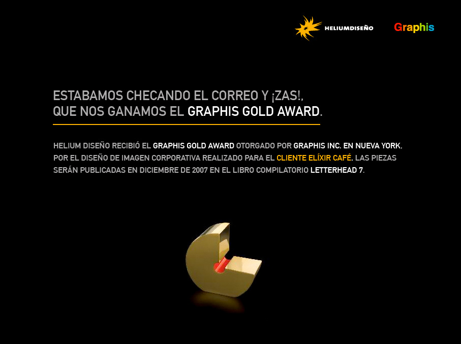 Elixir Café (Graphis Gold Award)