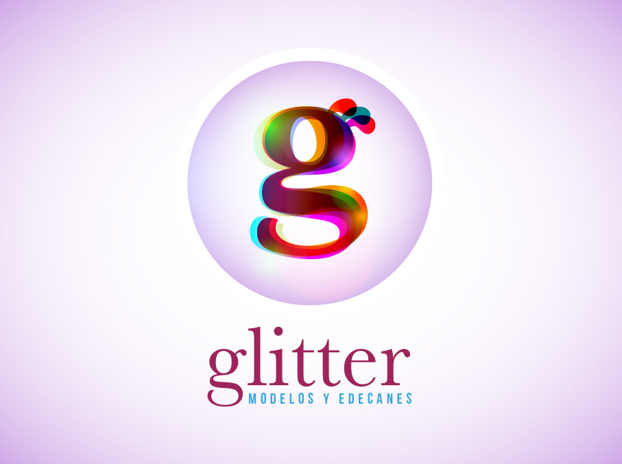 Logotipo Glitter Agencia de Modelos y Edecanes