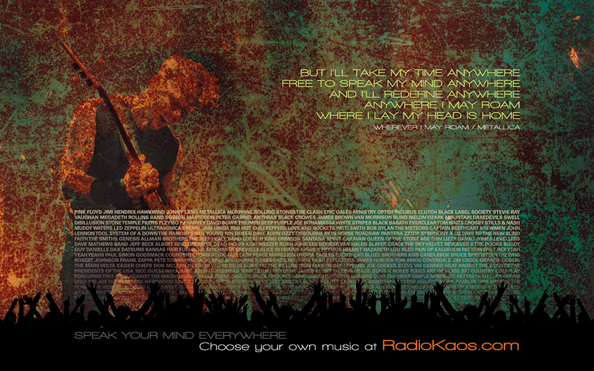 Wallpaper Radiokaos Metallica