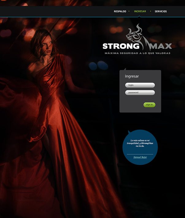 website Strongmax